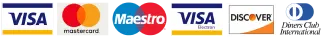 Accepted payment methods - Visa, Mastercard